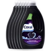 Coral Vloeibaar Wasmiddel - Black Velvet - Voordeelverpakking - 6 x 26 Wasbeurten