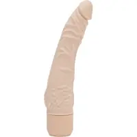 Seven Creations GET REAL BY Vibrator Silicone Classic - lichte beige