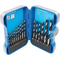 Silverline 15-delige houtspiraal boorbitset | 3-10 mm - 708580