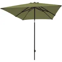Madison Parasol MORAIRA PUSH-UP 230x230 Sagegroe Groen groen Metaal Parasol