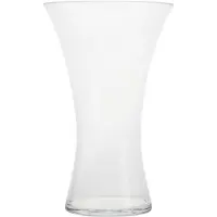 Cosy & Trendy Trompet vaas glas transparant 15 x 24 cm - Vazen