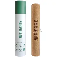 Pierre Sports - Yoga Mat Eagle - Kurk en Recycled Rubber - Duurzaam - Extra Dikte 5mm - Anti Slip - Yoga en Pilates - 183 x 65cm