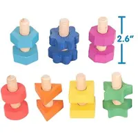 TickiT RAINBOW WOODEN NUTS & BOLTS