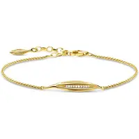 Thomas Sabo Armband 925 sterling zilver Zilver Zirconia One Size Goud 32017933