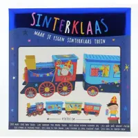 Wins Holland Maak je eigen Sinterklaas trein - knutselen - creatief - stoomlocomotief - bouwpakket - Sint en Piet - 5 December - Schoencadeau - Kind - Jongens - Meisjes