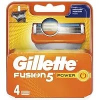 Gillette Fusion5 Power Scheermesjes 4 Stuks