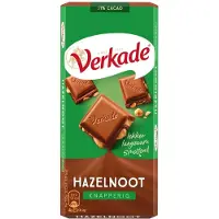Verkade Chocoladereep melk-hazelnoot, FT 5 wikkels x 110 gram
