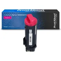 PrintAbout Toner 106R03474 XL Magenta geschikt voor Xerox