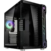Kolink Unity Code X, Midi-toren, PC-behuizing, zwart, compatibel met ATX, micro ATX en Mini-ITX moederborden, materiaal: kunststof en staal, zijpaneel van gehard glas, 16,5 cm