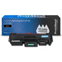 PrintAbout Huismerk Samsung MLT-D116L (SU828A) Toner Zwart Hoge capaciteit