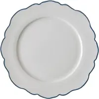 Laura Ashley Dinerbord Met Geschulpte Rand Wit D 24,5 H 1,9 Cm
