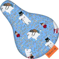 Bikecap Zadelhoesje Kids Moomin Pretty Blue | Fietszadelhoes - Fietszadeldek - Stof en waterafstotend