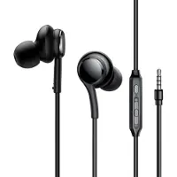 JOYROOM In Ear Oordopjes - Oortjes met draad en microfoon - 120cm kabel - Zwart