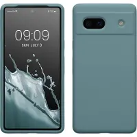 Kwmobile telefoonhoesje geschikt voor Google Pixel 7a - Hoesje met siliconen coating - Smartphone case in antieksteen
