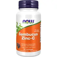Now , Sambucus Zink-C, 60 Lozenges