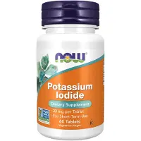 Now - Kaliumjodide, 30 mg - 60 tabletten