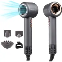 Soof&Tess - Powerful Föhn - Supersnel drogen met 2200W - Haardroger - Superkrachtig Diffuser - Snel Drogen - Fohn met Diffuser - Grijs