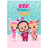 Cry Babies fleece deken - roze - Crybabies plaid - 100 x 140 cm.