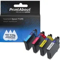 PrintAbout Inktcartridge T1295 4-kleuren Multipack geschikt voor Epson