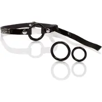 Calexotics Bound By Diamonds Open Ring - SM Gag - Zwart - Ø 40 mm