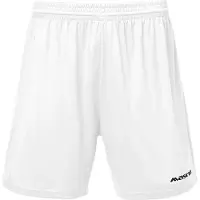 Masita | Voetbalbroekje Heren Kort met Binnenbroek - Unisex Sportbroekje Dames - Vochtregulerend & Stevig - Wit - 128