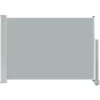 vidaXL Tuinscherm uittrekbaar 80x300 cm grijs