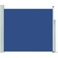 vidaXL Tuinscherm uittrekbaar 100x300 cm blauw