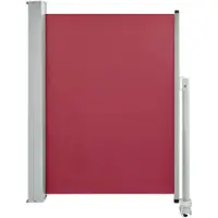 vidaXL Tuinscherm uittrekbaar 100x300 cm rood
