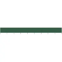 vidaXL Windscherm 9-panelen 1200x80 cm stof groen