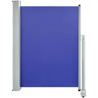 vidaXL Tuinscherm uittrekbaar 100x300 cm blauw