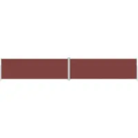 vidaXL Windscherm uittrekbaar 200x1200 cm bruin