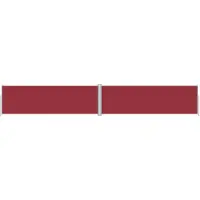 vidaXL - Windscherm - uittrekbaar - 160x1000 - cm - rood