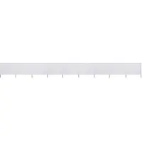 vidaXL Windscherm 9-panelen 1200x120 cm stof zandwit