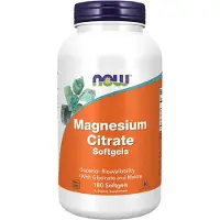 Now Magnesium Citraat - 180 softgels