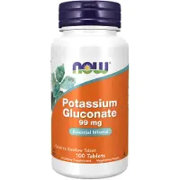 Now Potassium Gluconate - 100 tabl