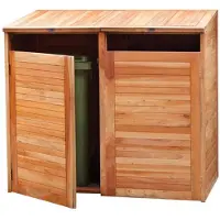 Tuindeco Containerberging dubbel, hardhout