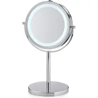 kela Make-up spiegel met LED verlichting Tio Zilver