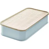 IDesign Opbergbox Medium Met Deksel Grijs (43 x 21 cm)
