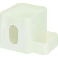 IDesign Tissuehouder Clean Met Opbergvakjes Beige Crème