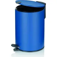 kela Pedaal Afvalemmer, 3 L, Oceaan Blauw - | Mats