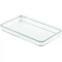 IDesign Tray Clarity voor Gastendoekjes Transparant (24,6 x 14,5 x 2,5 cm)