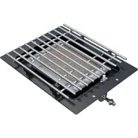 OUTDOORCHEF Zijbrander Dualchef Blazing Zone Zwart