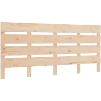 vidaXL Hoofdbord 135x3x80 cm massief grenenhout