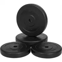 Gyronetics Voordeelbundel Halterschijven 30 kg - 2 x 5 + 2 x 10 kg - 25 mm