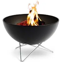 Höfats Vuurschaal Höfats Bowl 70 met Standaard Laag Zwart