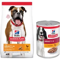 Hill's Pet Nutrition Adult Light Medium met kip hondenvoer 2 x 14 kg