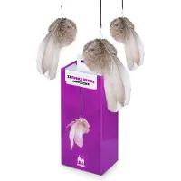 Petrebels Kattenspeelgoed Funky Rebels - 3 stuks in verpakking - Cappuccino - Giftbox