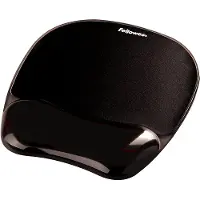 Fellowes Muismat met polssteun Crystals Gel Zwart