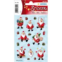 Herma Stickers kerstman - 20 stuks
