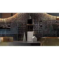 Valence Technology Earth wandtegel 25x25cm nero decor gerectificeerd